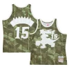 Accattivante Vince Carter Toronto Raptors Hardwood Classics 1998/99 Ghost Green Swingman Jersey Camo