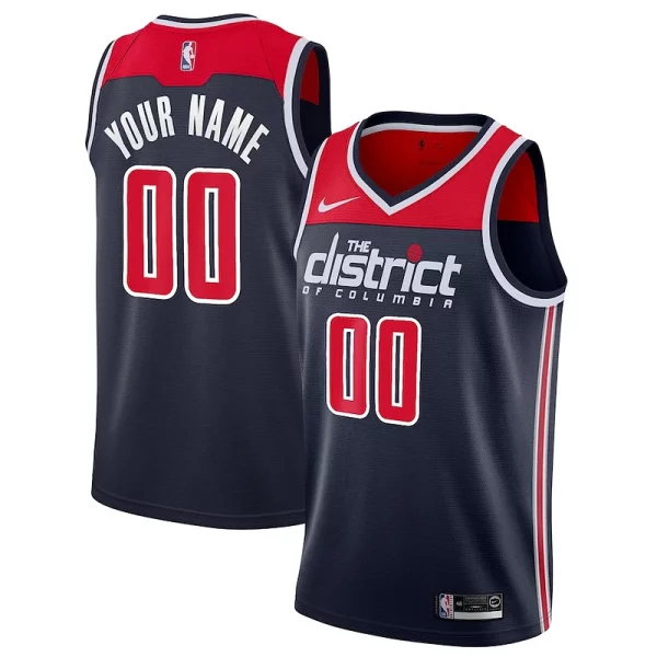 Sofisticato Delizioso Washington Wizards Nike 2019/20 Custom Swingman Jersey Navy Statement Edition