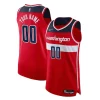 Splendido Washington Wizards Nike 2021/22 Diamond Authentic Custom Jersey Icon Edition Red