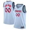 Accattivante Prestigioso Moderno Washington Wizards Nike Unisex 2024/25 Custom Swingman Jersey City Edition Powder Blue