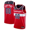Raffinato Washington Wizards Nike Unisex Swingman Custom Jersey Red Icon Edition