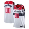 Attraente Washington Wizards Nike Unisex Swingman Custom Jersey White Association Edition