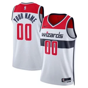 Attraente Washington Wizards Nike Unisex Swingman Custom Jersey White Association Edition