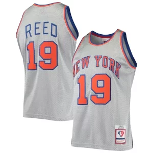 Classico Willis Reed New York Knicks 75th Anniversary 1969/70 Hardwood Classics Swingman Jersey Silver