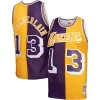 Gorgeous Resistente Moderno Wilt Chamberlain Los Angeles Lakers Hardwood Classics 1971/72 Split Swingman Jersey Purple/Gold