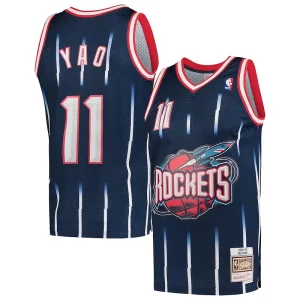 Robusto Yao Ming Houston Rockets Hardwood Classics 2002 03 Swingman Jersey Navy
