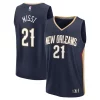 Elegante Yves Missi New Orleans Pelicans Youth 2024 NBA Draft Fast Break Player Jersey Icon Edition Navy