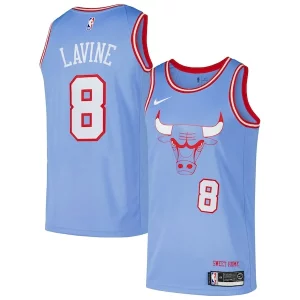 Resistente Ottimo Classico Zach LaVine Chicago Bulls Nike Swingman Player Jersey City Edition Blue