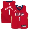 Stupendo Zion Williamson New Orleans Pelicans Jordan Brand Toddler 2020/21 Jersey Red Statement Edition