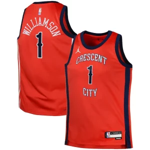 Comodo Fascinante Zion Williamson New Orleans Pelicans Jordan Brand Swingman Jersey Statement Red