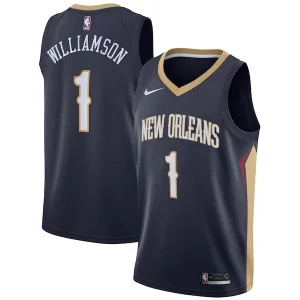 Magnifico Delizioso Zion Williamson New Orleans Pelicans Nike 2019 NBA Draft First Round Pick Swingman Jersey Navy Icon Edition/White