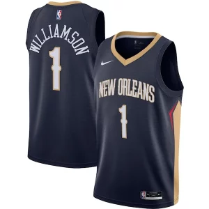 Stupendo Zion Williamson New Orleans Pelicans Nike Swingman Jersey Navy Icon Edition