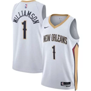 Raffinato Zion Williamson New Orleans Pelicans Nike Unisex Swingman Jersey Association Edition White/Navy