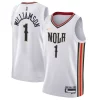 Comodo Zion Williamson New Orleans Pelicans Nike Youth Swingman Jersey City Edition White