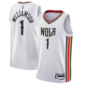 Comodo Zion Williamson New Orleans Pelicans Nike Youth Swingman Jersey City Edition White