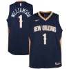 Splendido Moderno Versatile Zion Williamson New Orleans Pelicans Nike Youth Swingman Jersey Icon Edition Navy/White