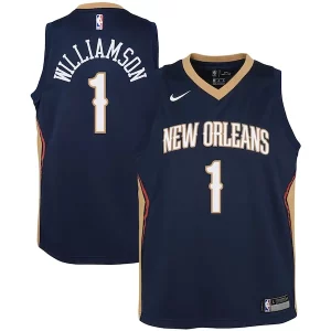 Splendido Moderno Versatile Zion Williamson New Orleans Pelicans Nike Youth Swingman Jersey Icon Edition Navy/White